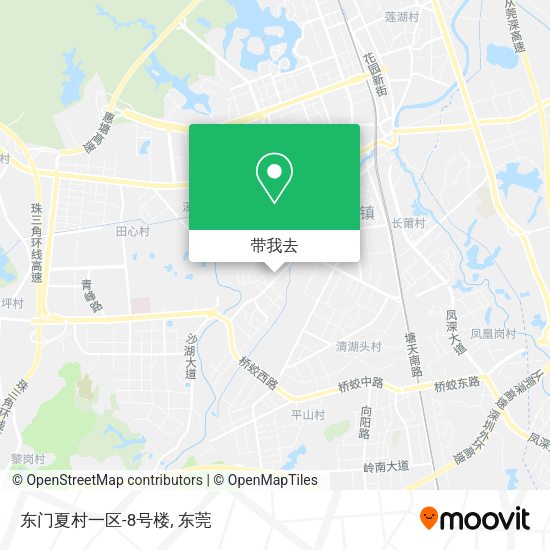 东门夏村一区-8号楼地图