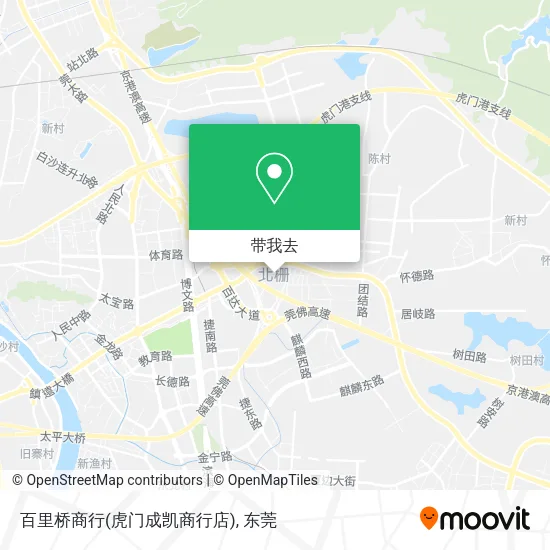 百里桥商行(虎门成凯商行店)地图