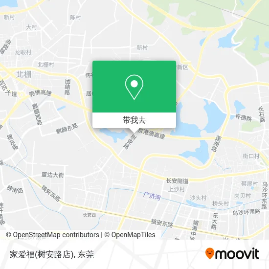 家爱福(树安路店)地图