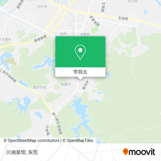 川湘菜馆地图
