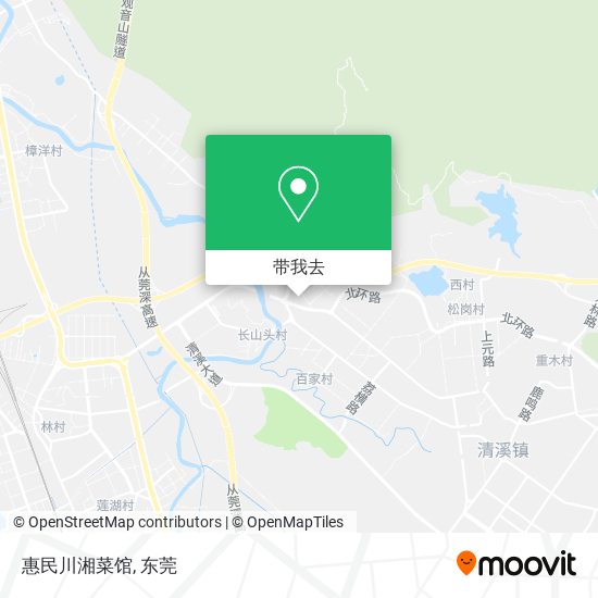 惠民川湘菜馆地图