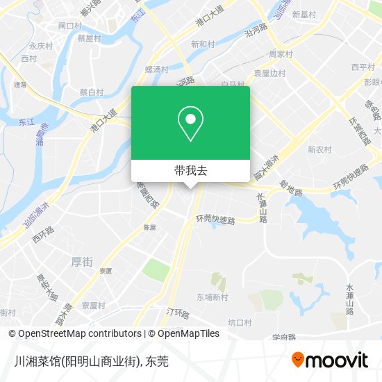 川湘菜馆(阳明山商业街)地图