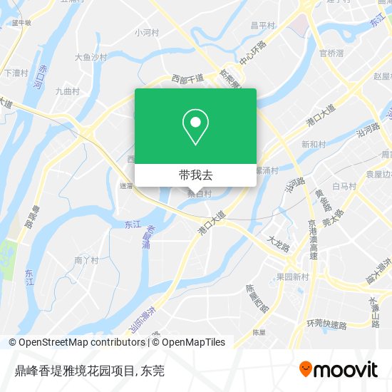 鼎峰香堤雅境花园项目地图