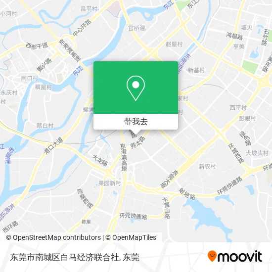 东莞市南城区白马经济联合社地图
