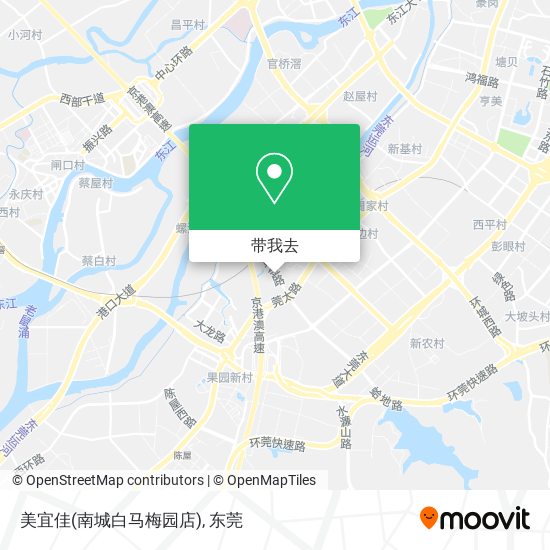 美宜佳(南城白马梅园店)地图