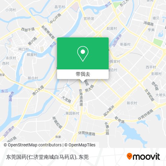 东莞国药(仁济堂南城白马药店)地图