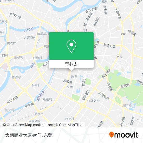 大朗商业大厦-南门地图