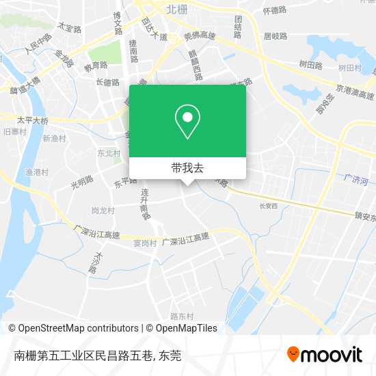 南栅第五工业区民昌路五巷地图