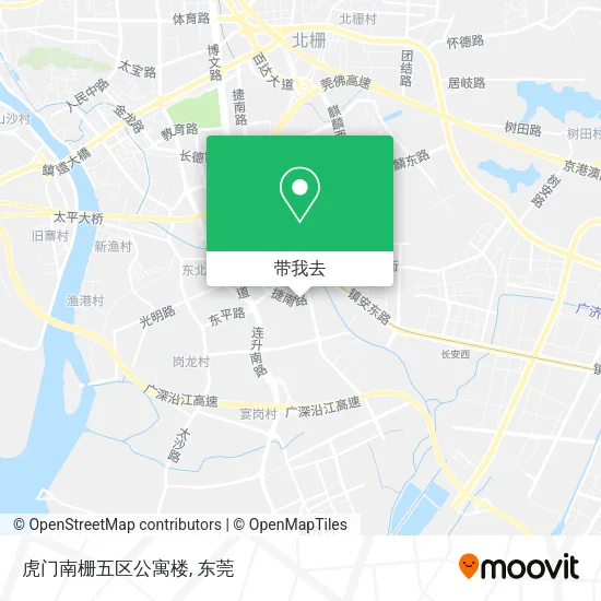 虎门南栅五区公寓楼地图