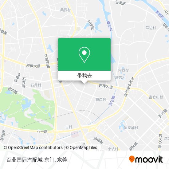 百业国际汽配城-东门地图