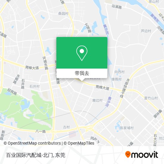 百业国际汽配城-北门地图