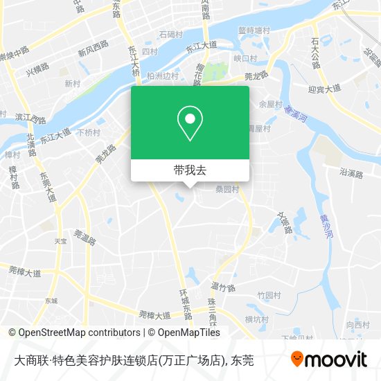 大商联·特色美容护肤连锁店(万正广场店)地图