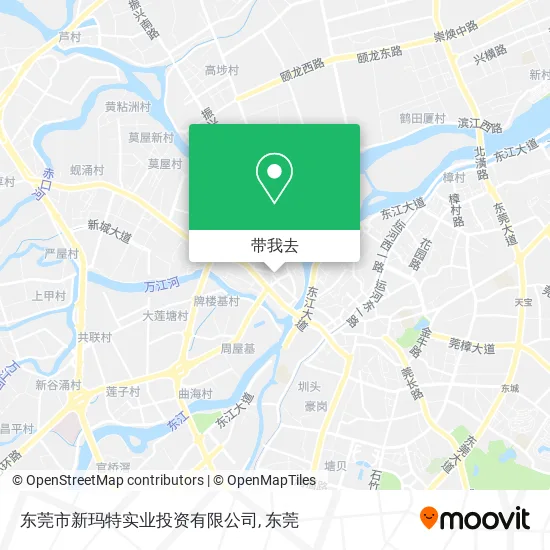 东莞市新玛特实业投资有限公司地图