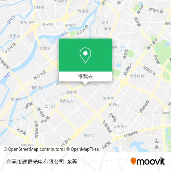 东莞市建群光电有限公司地图