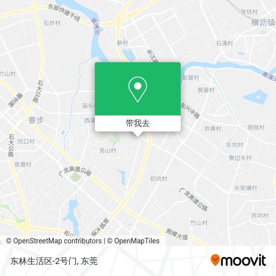 东林生活区-2号门地图