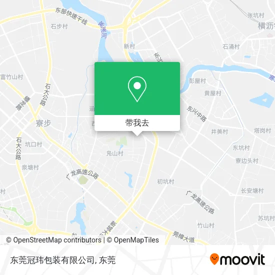 东莞冠玮包装有限公司地图