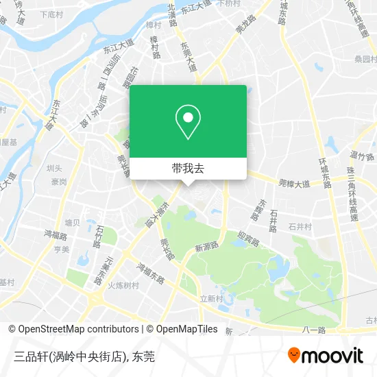 三品轩(涡岭中央街店)地图
