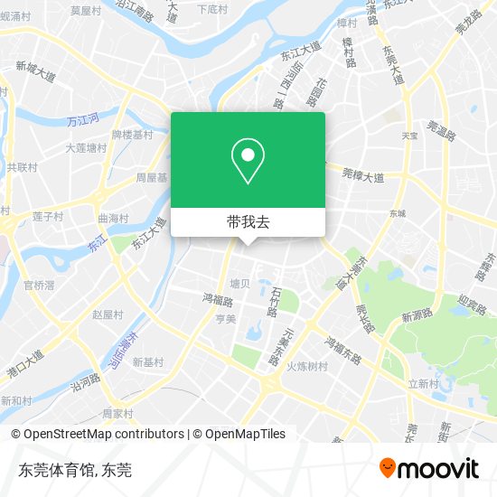 东莞体育馆地图