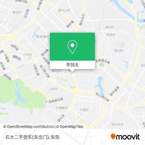 石大二手货车(东北门)地图