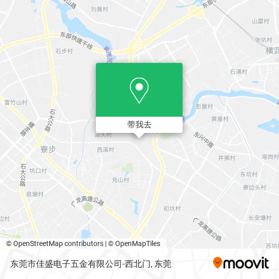 东莞市佳盛电子五金有限公司-西北门地图