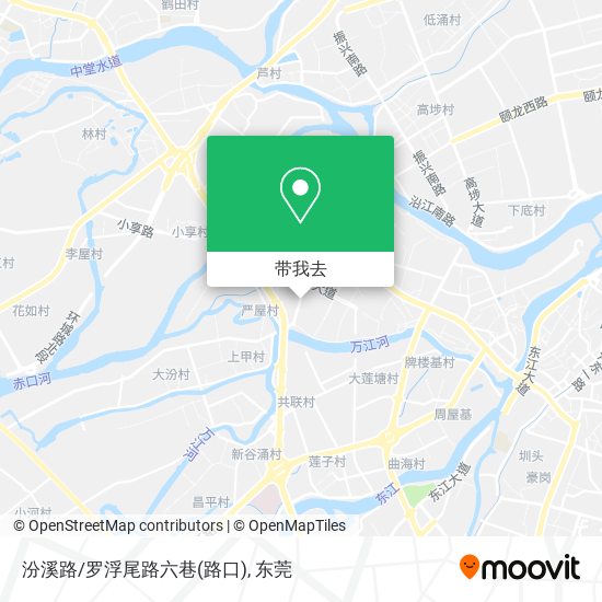 汾溪路/罗浮尾路六巷(路口)地图