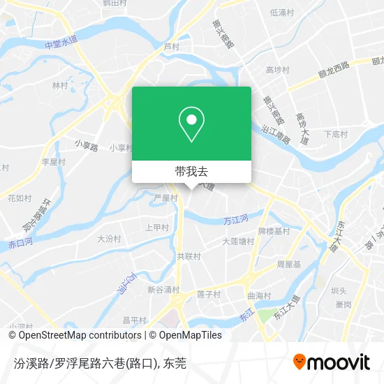 汾溪路/罗浮尾路六巷(路口)地图
