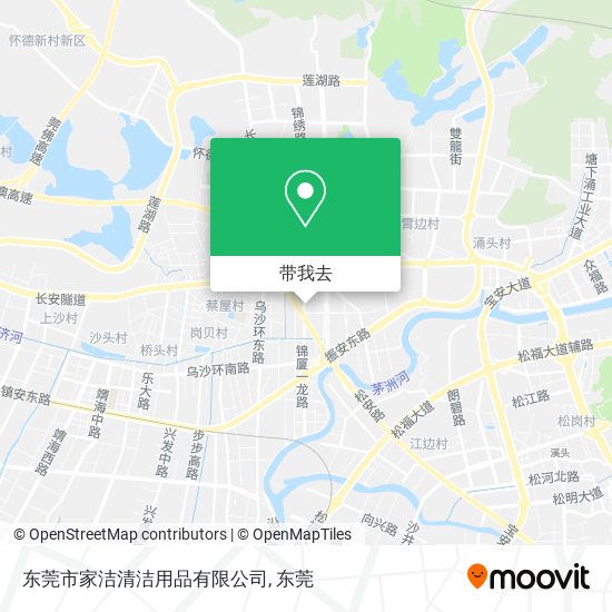 东莞市家洁清洁用品有限公司地图
