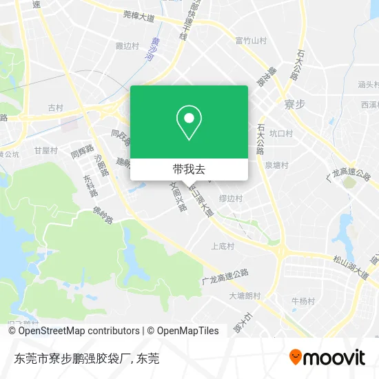 东莞市寮步鹏强胶袋厂地图