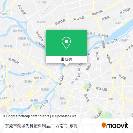 东莞市莞城先科塑料制品厂-西南门地图