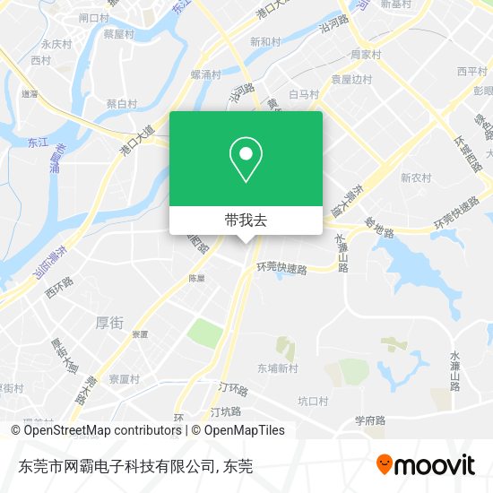 东莞市网霸电子科技有限公司地图