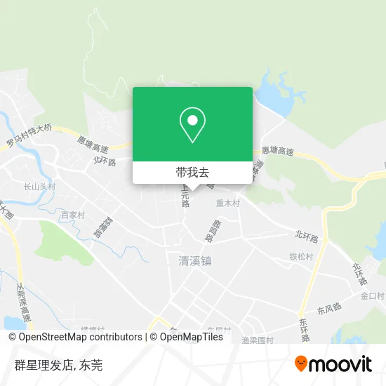群星理发店地图