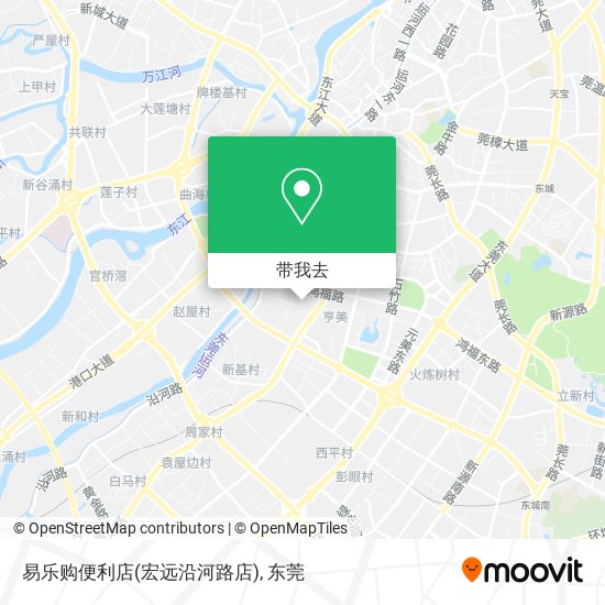 易乐购便利店(宏远沿河路店)地图