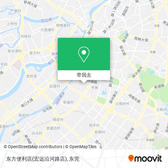 东方便利店(宏远沿河路店)地图