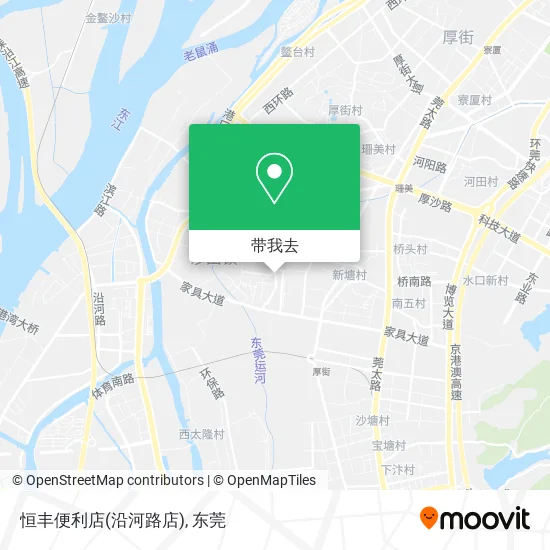 恒丰便利店(沿河路店)地图