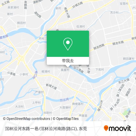 滘杯沿河东路一巷/滘杯沿河南路(路口)地图