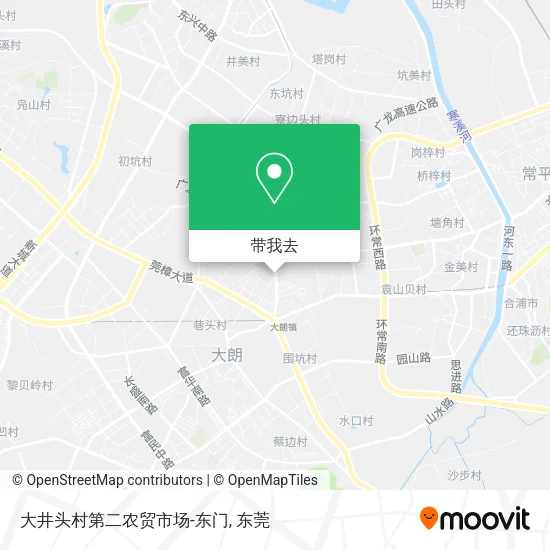 大井头村第二农贸市场-东门地图