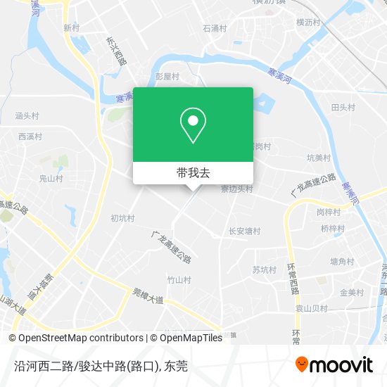 沿河西二路/骏达中路(路口)地图