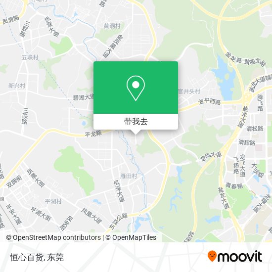 恒心百货地图