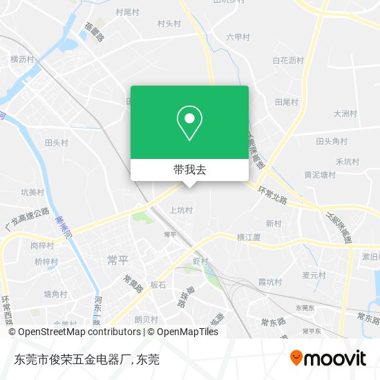 东莞市俊荣五金电器厂地图