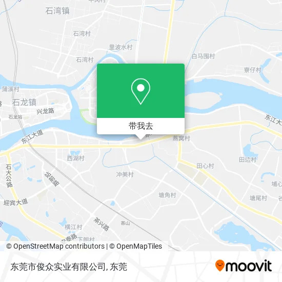 东莞市俊众实业有限公司地图