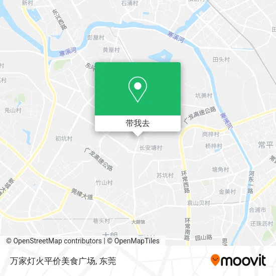 万家灯火平价美食广场地图