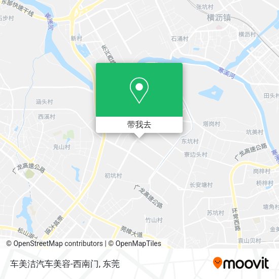 车美洁汽车美容-西南门地图