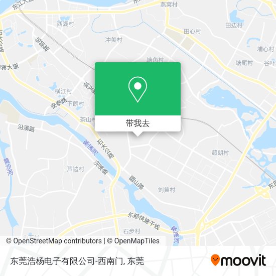 东莞浩杨电子有限公司-西南门地图