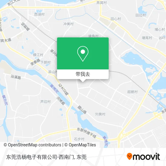 东莞浩杨电子有限公司-西南门地图