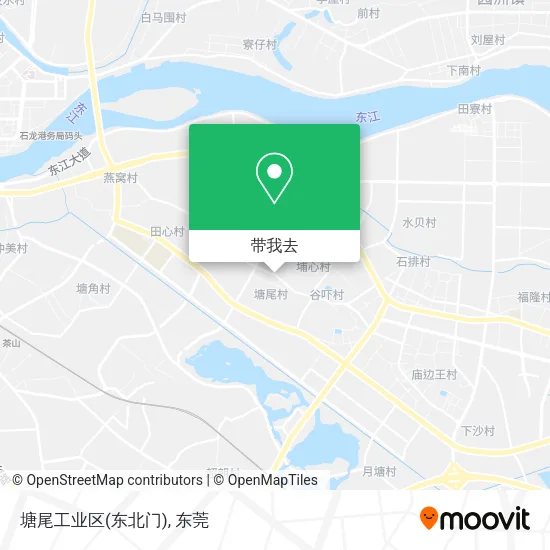 塘尾工业区(东北门)地图