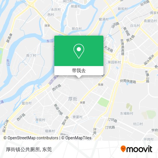 厚街镇公共厕所地图