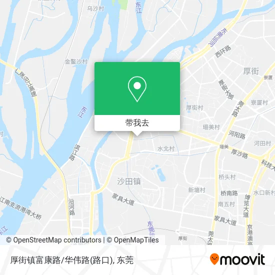 厚街镇富康路/华伟路(路口)地图