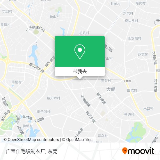 广宝仕毛织制衣厂地图