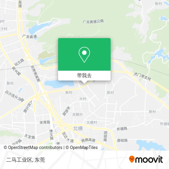 二马工业区地图
