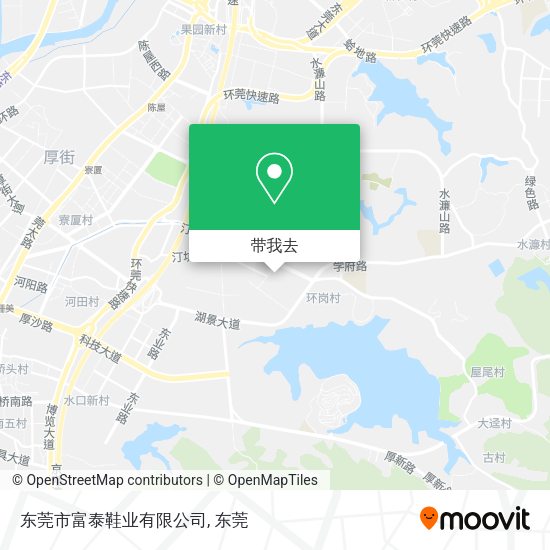 东莞市富泰鞋业有限公司地图
